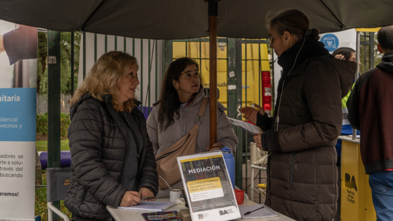 La Ciudad Acerca Trámites y Servicios de Salud a Villa Urquiza y el barrio porteño de Floresta